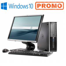 PC +LCD HP Compaq 6005 Pro, Desktop, ATHLON II X2 B22, 2.8Ghz, 4Gb DDR3, 250Gb, DVD