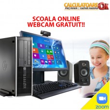 Pachet Scoala Online Webcam Gratuit HP DC7800 SFF, Intel Core 2 Duo E6320 1.87Ghz, 2Gb DDR2, 80Gb SATA, DVD-ROM 