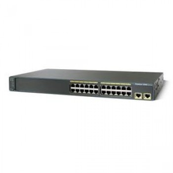 Switch Cisco WS-C2960-24TT-L, 24 porturi Rj-45 10/100, 2 porturi uplink 10/100/1000 TX
