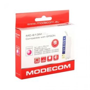 Cartus cerneala, Compatibil Modecom pentru Epson T0613M, Magenta, NOU