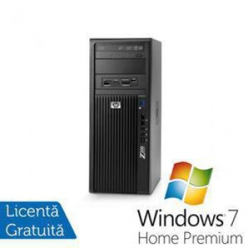 Statie Grafica HP Z200, Intel Core i3-540, 3.06Ghz, 4Gb DDR3, 250Gb HDD, DVD-RW + Win 7 Home Premium