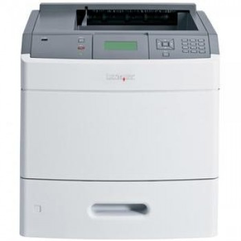 Imprimanta laser monocrom Lexmark T652DN, USB, Retea, Duplex, 48 ppm, Cuptor si Cartus Remanufacturat, Second Hand
