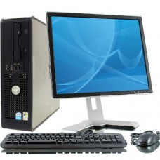 Pachet PC+LCD Dell Optiplex 380 Desktop,  Intel Core 2 Duo E7500, 2.93Ghz, 4 GbDDR3, 160Gb HDD, DVD