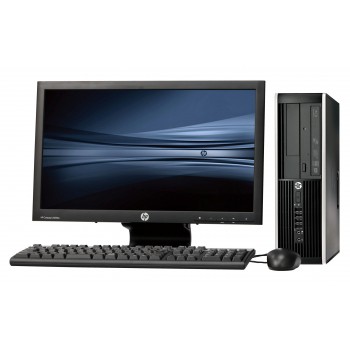Pachet PC sh HP Compaq Elite 8200 desktop, Intel Core i5-2500 3.30Ghz, 4Gb DDR3, 250Gb, DVD cu monitor LCD