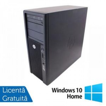 Statie Grafica HP Z210, Intel Xeon E3-1240, 3.3 Ghz, 8Gb DDR3, 750Gb HDD, DVD-ROM + Windows 10 Home