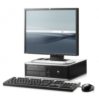 PACHET HP DC7800 Desktop, Intel Core 2 Duo E7200 2.53Ghz, 4Gb, 160Gb SATA, DVD-ROM + Monitor LCD ***