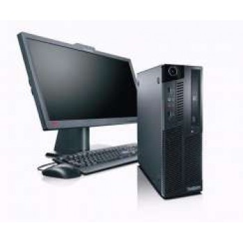 Pachet PC+LCD SH Lenovo M90p Desktop, i5-650 3,20Ghz, 4Gb DDR3, 250Gb HDD, DVD-RW