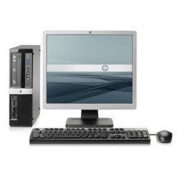 PC HP 3010 Pro SFF, Intel Core 2 Quad Q9400, 2.66GHz, 4GB DDR3, 250GB HDD, DVD-RW cu Monitor LCD