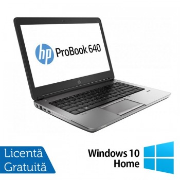 Laptop Refurbished HP ProBook 640 G1, Intel Core i5-4200M 2.50GHz, 16GB DDR3, 500GB SATA, Webcam, 14 inch + Windows 10 Home
