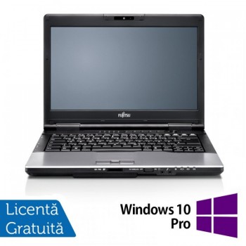 Laptop FUJITSU SIEMENS Lifebook S752, Intel Core i3-3110M 2.40GHz, 4GB DDR3, 320GB SATA, DVD-RW + Windows 10 Pro, 14 Inch, Refurbished