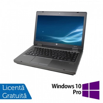Laptop HP ProBook 6475B, AMD A4-4300M 2.70GHz, 4GB DDR3, 320GB SATA, DVD-RW + Windows 10 Pro, Refurbished