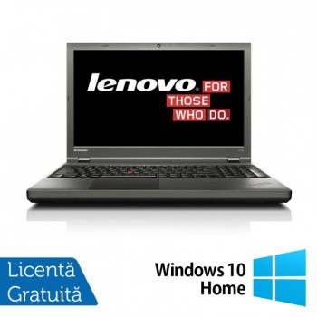 Laptop LENOVO ThinkPad T540P, Intel Core i5-4300M 2.60 GHz, 16GB DDR3, 500GB SATA + Windows 10 Home, Refurbished