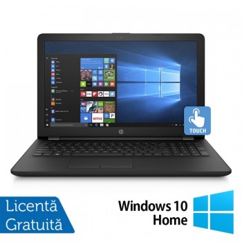 Laptop Nou HP 15-BS289WM, Intel Pentium Silver N5000 1.10GHz, 4GB DDR4, 1TB HDD, 15.6 Inch Touchscreen LED + Windows 10 Home