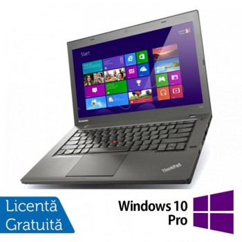 Laptop Lenovo ThinkPad T440s, Intel Core i5-4200U 1.60GHz, 4GB DDR3, 120GB SSD, 14 Inch + Windows 10 Pro, Refurbished