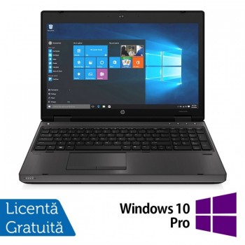Laptop HP ProBook 6570b, Intel Core i3-3120M 2.50GHz, 4GB DDR3, 120GB SATA, DVD-RW, 15.6 inch, LED, Webcam, Tastatura numerica + Windows 10 Pro + Windows 10 Pro, Refurbished