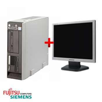 Pachet SH PC Fujitsu Siemens Scenic N600 Desktop Intel Pentium 4 2.8GHz, 1GB DDR, 40GB HDD, CD-ROM + Monitor LCD ***