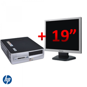Computer HP DX5150 SFF, AMD Athlon 64 3200+, 1GB DDR, 80GB HDD, CD-ROM + Monitor LCD 19 inch ***