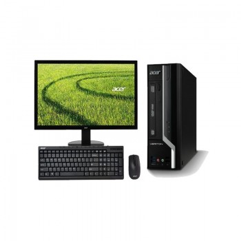 Pachet PC+LCD Acer Veriton X2631G desktop, Intel Core i3-4130 3.40GHz , 4Gb DDR3, 250Gb SATA , DVD