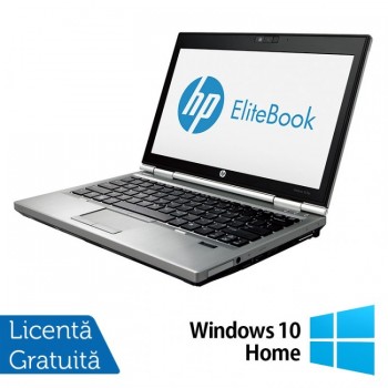 Laptop Hp EliteBook 2570p, Intel Core i5-3230M 2.60GHz, 4GB DDR3, 240GB SSD, DVD-RW, 12,5 Inch LED-backlit HD, DisplayPort + Windows 10 Home, Refurbished