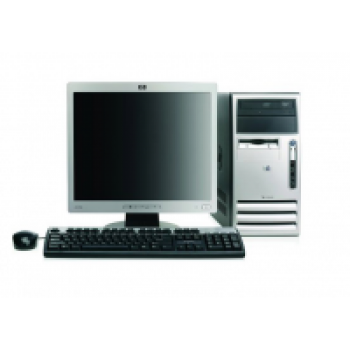 Computer HP Compaq DX7300, Tower, Core 2 Duo E6300 1.86Ghz, 2GB DDR2, 250GB HDD, DVD-RW cu Monitor LCD ***