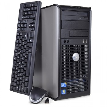 PC Calculator SH Dell Optiplex 780 Tower, Core 2 Duo E7400 2.80Ghz, 4Gb DDR3, 250Gb, DVD-ROM